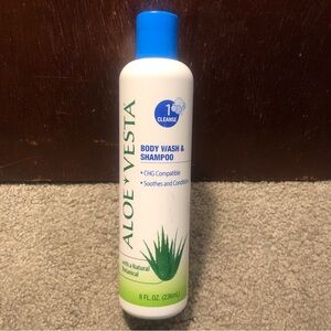 Aloe Vesta Body Wash & Shampoo Natural Botanical, Soothes & Conditions, 8oz